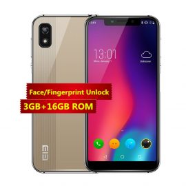 Téléphone mobile Elephone Elephone A4 3GB RAM 16GB ROM Dual SIM EU Face ID Side Fingerprint Or