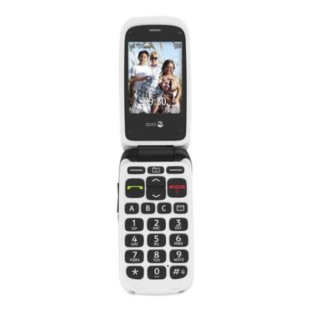 Téléphone mobile Doro Doro PhoneEasy 612 Blanc et noir