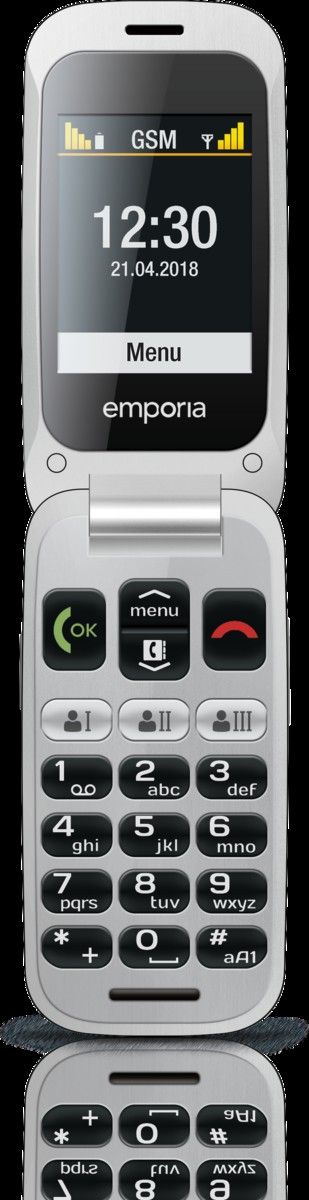 Téléphone mobile Emporia emporiaONE (argent-grau) débloqué logiciel original Téléphone mobile Emporia emporiaONE (argent-grau) débloqué logiciel original