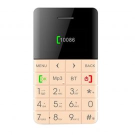 Téléphone mobile Yonis Micro Smartphone Bluetooth Mini Telephone Portable Ecran OLED FM MP3 Or