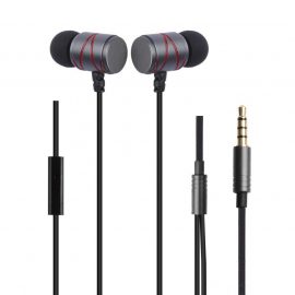 Téléphone mobile Samsung Écouteurs Intra-Auriculaires Kit Mains Libres Micro Universel iPhone Samsung Huawei Smartphone Tablette Gris