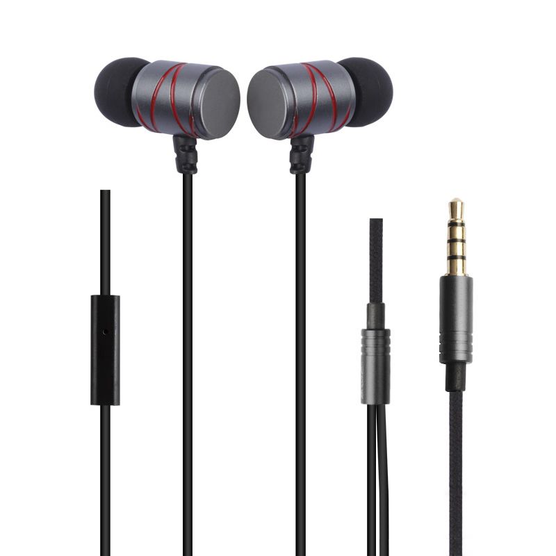 Téléphone mobile Samsung Écouteurs Intra-Auriculaires Kit Mains Libres Micro Universel iPhone Samsung Huawei Smartphone Tablette Gris Téléphone mobile Samsung Écouteurs Intra-Auriculaires Kit Mains Libres Micro Universel iPhone Samsung Huawei Smartphone Tablette Gris