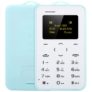 AIEK C6 Carte Téléphone BLEU CLAIR Bluetooth2.0 Débloqué 1.0pouces Calendrier Alarme Calculatrice – AIEK Téléphone mobile AIEK