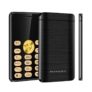 Others noir MPARTY C555B Carte Téléphone Mobile, 1.3 pouces, MTK6261DA, 21 Touches, Support Bluetooth, Anti-perte, FM, GSM, Double SIM –  Téléphone mobile (Autre)